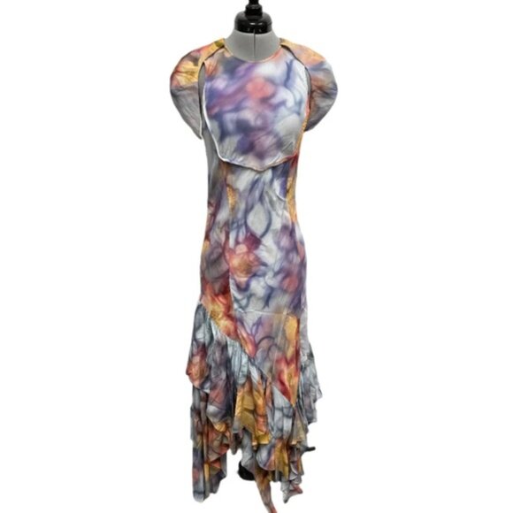 COLLINA STRADA  New without tag BARBED FLORAL HILLARY DRESS Sz M made in… - Picture 3 of 16